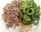 牛肉とゴーヤのしぐれ煮作り方3写真