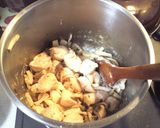 鶏胸肉ときのこのクリーム煮　圧力鍋作り方2写真