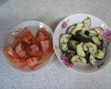 ナスとトマトのバジルマヨチーズ焼き作り方2写真