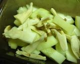 白ウリとエリンギのすき焼きふりかけ和え作り方4写真