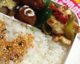 お弁当に！胸肉のマヨゴマだれ炒め作り方2写真