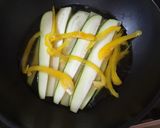 彩り野菜のテリーヌ・コンソメ仕立て作り方3写真
