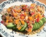 鶏むね肉のタリアータと彩り野菜のソース作り方7写真