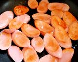 楽安旨＊魚肉ソーセージともやし炒め作り方3写真