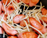 楽安旨＊魚肉ソーセージともやし炒め作り方5写真