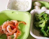 とろ～り！海老玉ベジタのカレーパン粉のせ作り方1写真