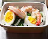 とろ～り！海老玉ベジタのカレーパン粉のせ作り方2写真