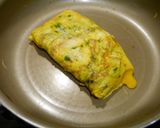 簡単！豆苗とハムの卵焼き作り方6写真