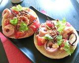 魚ニソ×トマトの塩昆布・大葉トースト作り方6写真