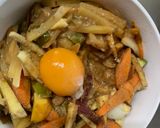 お一人様野菜たっぷりオイ味噌ウインナー丼作り方20写真