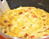 塩麹でカレー風味のスパニッシュオムレツ作り方5写真