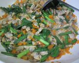 あさりとニラと人参のカラフル卵とじ丼♫作り方6写真