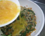 あさりとニラと人参のカラフル卵とじ丼♫作り方7写真