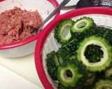 ゴーヤの肉詰め作り方2写真