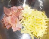 簡単ランチ☆キャベツとベーコンのパスタ作り方1写真