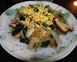 白滝で☆五目あんかけ焼きそば作り方5写真
