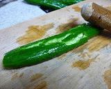 たたきキュウリの梅おかか和え作り方1写真