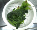初心者本格派ホーレン草醤油麹漬け卵黄のせ作り方6写真