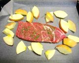 豚とりんごのオーブン焼き作り方4写真