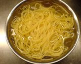 沢庵・胡瓜・塩昆布で超簡単冷製パスタ作り方3写真
