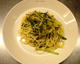 沢庵・胡瓜・塩昆布で超簡単冷製パスタ作り方5写真