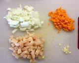 とろ～りチーズ入り☆カレーピラフ作り方1写真