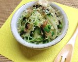 貝割れとキャベツの梅おかか塩昆布胡麻和え作り方6写真