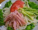 冷やしサラダうどん作り方6写真