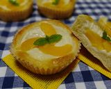 桃とヨーグルトクリームのデザ−トパン♪作り方12写真