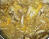 豚バラとごぼうのトロトロ卵とじ丼作り方6写真