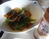 カボチャ、レンコン、水菜のサラダ～♪作り方4写真