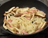 きのこたっぷり♡温玉チーズカレーうどん作り方4写真