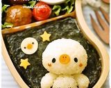 おすわりヒヨコちゃん＊キャラ弁作り方4写真