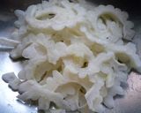 白ゴーヤーのおひたし　京都カフェ作り方2写真
