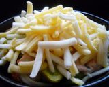 野菜と鳥むね肉のチーズ焼き　京都カフェ作り方5写真