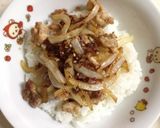 市販のタレで簡単豚丼！作り方4写真