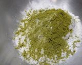 ♬クリームチーズin餡入り抹茶マフィン♬作り方2写真