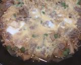 挽き肉卵とじ作り方7写真