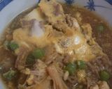 挽き肉卵とじ作り方8写真
