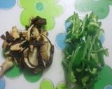 ＊ピーマンとしいたけの炒め物＊作り方1写真