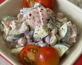 豆のクリチマヨサラダ(身内専用)作り方7写真
