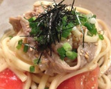 ゴマだれトマトの冷たいうどん作り方5写真