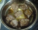 塩麹漬け牛もも肉のステーキ　レモンソース作り方5写真