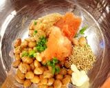 超カンタン☆納豆＆明太子パスタ作り方3写真
