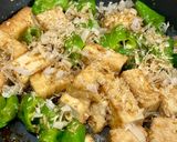 まんがん唐辛子と絹あげのかき醤油炒め作り方5写真