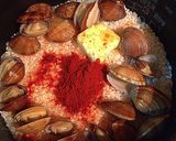 あさり風味のあかーいパプリカライス作り方1写真