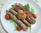 アスパラガスのしゃぶしゃぶ肉巻き☆作り方4写真