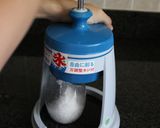 ☆ナタデココ入り練乳メロンのかき氷☆作り方2写真