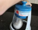 ☆ナタデココ入り練乳メロンのかき氷☆作り方4写真