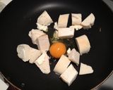 フライパン一つdeベーコンエッグパン作り方4写真